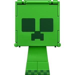 imageMattel Minecraft Flippin Figs 2Pack Action Figures Set with Sheep ampamp Chicken Jockey with 2in1 Fidget Play 375inch Scale Large Heads ampamp Pixelated DesignCreeper