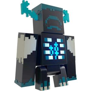 imageMattel Minecraft Warden Action Figure with Lights Sounds ampamp Attack Mode Collectible Toy Inspired by Video Game 325inch ScaleWarden