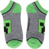 imageBioworld Minecraft Character Heads 5Pair Ankle Socks