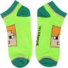 imageBioworld Minecraft Character Heads 5Pair Ankle Socks