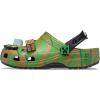 imageCrocs UnisexAdult Classic Minecraft ClogMulti Green