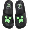 imageMinecraft Boys Creeper Sandals  Casual Comfort Poolside OutdoorBlack