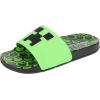 imageMinecraft Boys Creeper Sandals  Casual Comfort Poolside OutdoorGreen