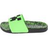 imageMinecraft Boys Creeper Sandals  Casual Comfort Poolside OutdoorGreen