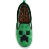 imageMinecraft Boys Creeper SlipOn Shoes for Little Kids Sport Skate CasualGreen