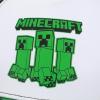 imageMinecraft Creepers Logo Youth Colorblock Traditional Adjustable Hat