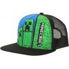 imageMinecraft Creepers ampamp Logo Youth Trucker Hat Multicolored