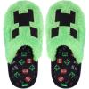 imageMinecraft MensWomens Unisex Slipper Novelty Plush Scuff Creeper Green Mens Womens 1112 910Creeper Green