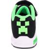 imageMinecraft Official Light Up Shoes for Boys HighTop Sneakers for Little KidBig Kid NavyGreenGreenBlack