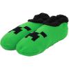 imageBioworld Minecraft Creeper Face Womens Green Slipper SocksMinecraft Creeper Face