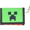 imageMad Engine Minecraft Creeper Face TNT Polyester TriFold Wallet MultiColored Licensed