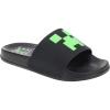 imageMinecraft Boys Creeper Sandals  Casual Comfort Poolside OutdoorBlack
