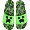 imageMinecraft Boys Creeper Sandals  Casual Comfort Poolside OutdoorGreen
