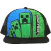 imageMinecraft Creepers ampamp Logo Youth Trucker Hat Multicolored