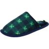 imageMinecraft Scuff Slippers for Boys Plaid Creeper Print NavyGreenNavy BlueGreen