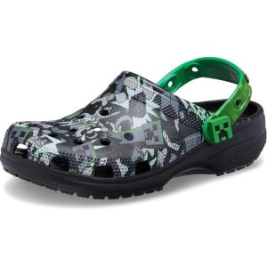 imageCrocs UnisexAdult Classic Minecraft ClogMulti Black