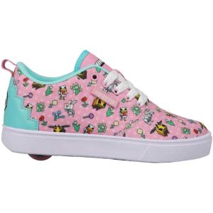 imageHEELYS UnisexChild Lowtop Wheeled Heel ShoeLight Pink Blue Lagoon