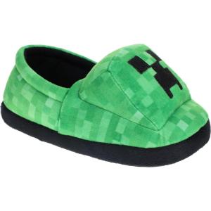 imageMinecraft Slippers for Kids SlipOn Creeper Novelty Slipper Little KidBig KidGreen