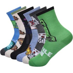 imageMinecraft boys Multipack SocksGreen 6pack