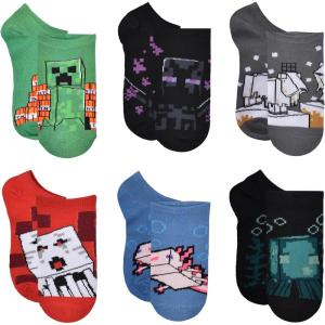imageMinecraft boys Multipack SocksMulti Color 6pack