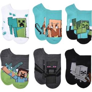 imageMinecraft boys Multipack SocksTeal 6pack
