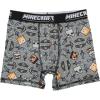 imageBioworld Youth Boys Minecraft Boxer Brief Underwear 5Pack  Pixelated Comfort for Gamers