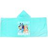imageJay Franco Minecraft Overworld Adventure Hooded BathPoolBeach TowelCotton BlueBlue  Bluey