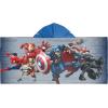 imageJay Franco Minecraft Overworld Adventure Hooded BathPoolBeach TowelCotton BlueGray