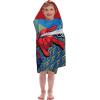 imageJay Franco Minecraft Overworld Adventure Hooded BathPoolBeach TowelCotton BlueMulti  Spiderman