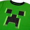 imageMinecraft Boys 4Piece Snugfit Cotton Pajama Set Soft ampamp Cute for KidsEver Green Cotton