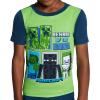 imageMinecraft Boys 6Piece Snugfit Cotton Pajama Set Soft ampamp Cute for KidsBlue