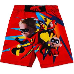 imageDreamwave Captain America Darth Vader Zombie Hedgehog Swim Trunks Toddler to Big KidIncredibles