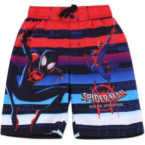 imageDreamwave Captain America Darth Vader Zombie Hedgehog Swim Trunks Toddler to Big KidSpiderman S19