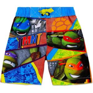 imageDreamwave Captain America Darth Vader Zombie Hedgehog Swim Trunks Toddler to Big KidTeenage Mutant Ninja Turtles