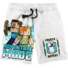 imageMinecraft Adventure Mode Boys Short Sleeve Shirt ampamp Lounge Shorts Combo SetBlue
