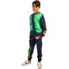 imageMinecraft Block Character and Title Logo Oversized Graphic Youth Sweatshirt and Joggers 2Piece SetMulticolored