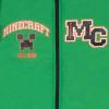 imageMinecraft Bomber Jacket for Boys ZipUp Graphic Print Varsity Jacket for Kids and ToddlersGreen and Black