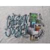 imageMinecraft Chicken Jockey Mens Athletic Heather Long Sleeve ShirtGray