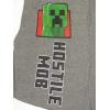 imageMinecraft Creeper Hostile Mob Mens Graphite Heather Sleep PantsGray