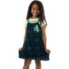 imageMinecraft Creepers Girls 2Pack Green Baby Tee ampamp Plaid Mini Dress SetMinecraft Creepers Green