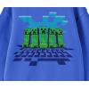 imageMinecraft Creepers Walking with Clouds and Shadows Youth Boys Royal Blue LongSleeve TeeBlue