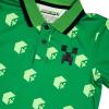 imageMinecraft Cubes Short Sleeve Boys Green Polo ShirtMnc Cubes Green