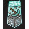 imageMinecraft Diamond Miner Mens Black Sleep Pajama PantsBlack