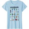 imageMinecraft Group Shot Poster Collage Style TShirtBaby Blue