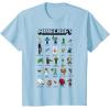 imageMinecraft Group Shot Poster Collage Style TShirtBaby Blue