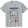 imageMinecraft Group Shot Poster Collage Style TShirtHeather Grey