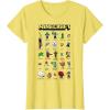 imageMinecraft Group Shot Poster Collage Style TShirtLemon Yellow