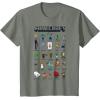 imageMinecraft Group Shot Poster Collage Style TShirtOlive Heather