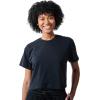 imageMinecraft Heart Adventure Mode Juniors Black Crop TShirtBlack