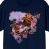 imageMinecraft Legends Portal Guard Bruiser and Small Piglins Mens Navy Blue Short Sleeve Tee